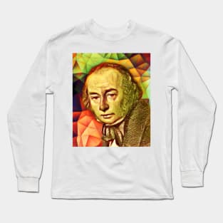 Isambard Kingdom Brunel Snow Portrait | Isambard Kingdom Brunel Artwork 15 Long Sleeve T-Shirt